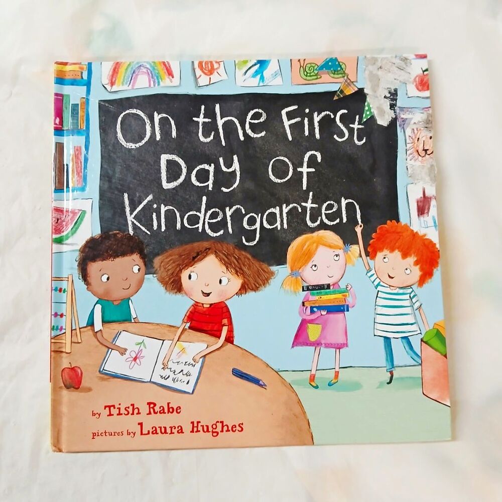 Harper On the First Day of Kindergarten Tish Rabe Hardcover. *Damaged